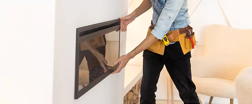 Metal Fireplace Installation in North Canton, Ohio